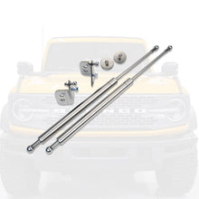 IAG EZ-Lift Hood Struts for 2021+ Ford Bronco - Stainless Steel / Silver