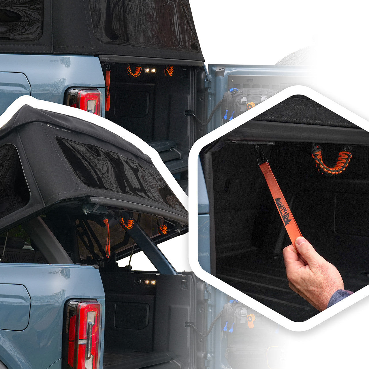 IAG V2 EZ-Pull For 2021-25 Ford Bronco 4 Door Models With Soft Top