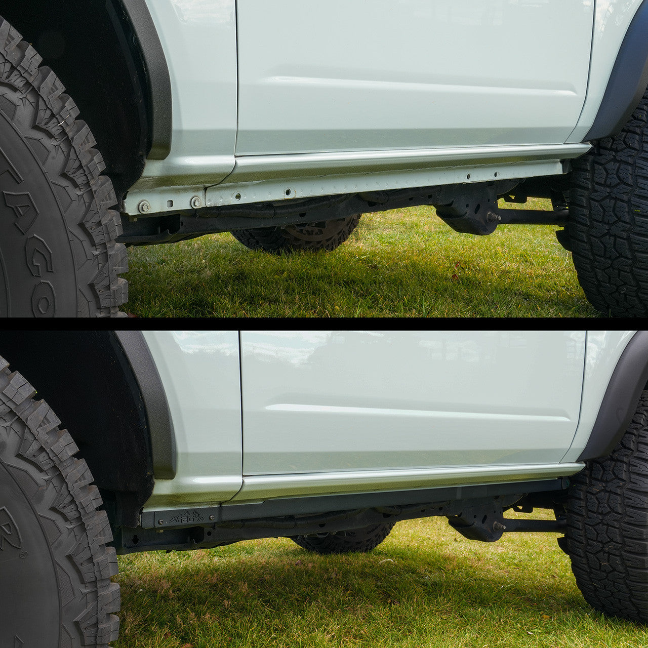 IAG Pinch Weld Covers - Before After