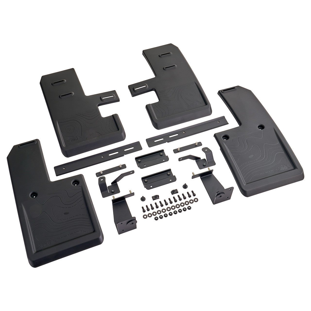 IAG Trail Shield™ Adjustable Mud Flaps Front & Rear Set For 2021-25 Ford Bronco