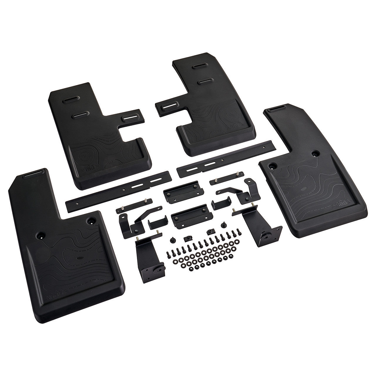 IAG Trail Shield™ Adjustable Mud Flaps Front & Rear Set For 2021-25 Ford Bronco