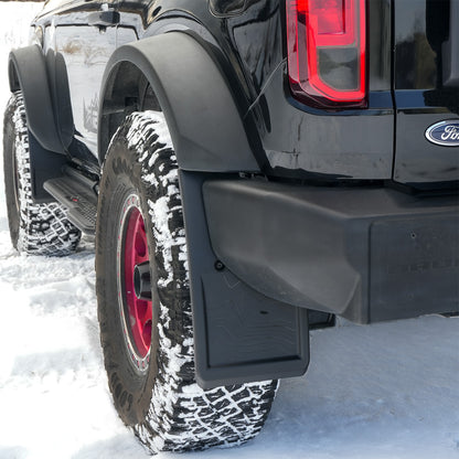 IAG Trail Shield™ Mud Flaps Front & Rear Set For 2021+ Ford Bronco - Rear Mud Flap