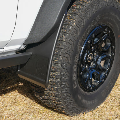 IAG Trail Shield™ Mud Flaps Front & Rear Set For 2021+ Ford Bronco - Front Passenger Mud Flap