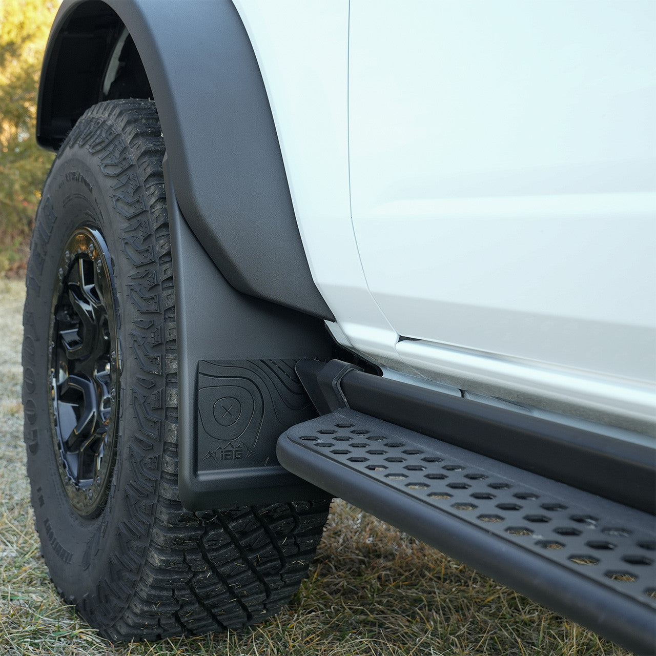 IAG Trail Shield™ Adjustable Mud Flaps Front & Rear Set For 2021-25 Ford Bronco
