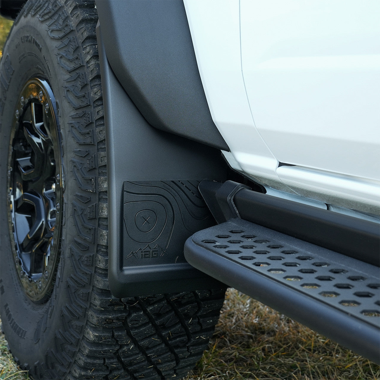 IAG Trail Shield™ Adjustable Mud Flaps Front & Rear Set For 2021-25 Ford Bronco