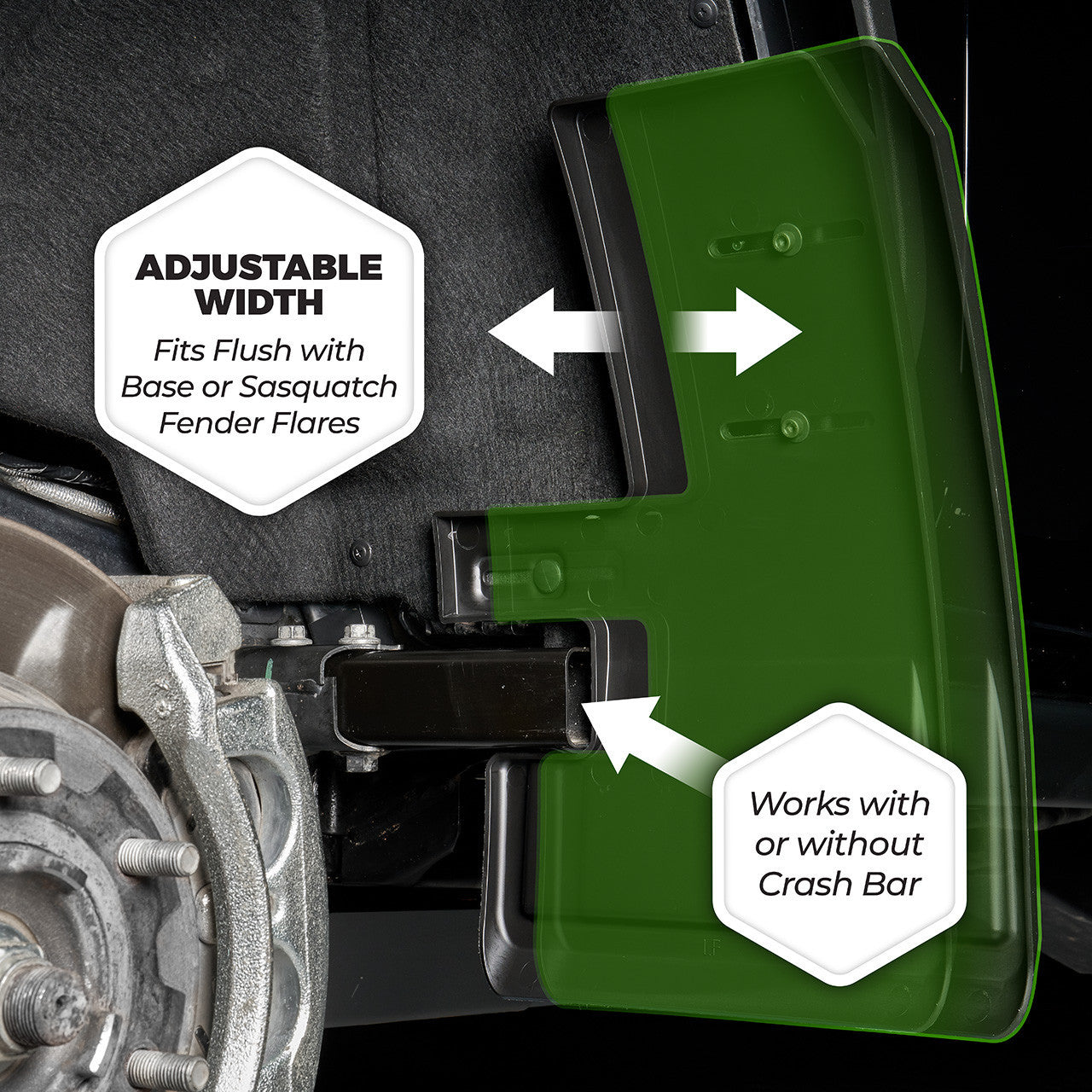IAG Off-Road Mud Flap Adjustment