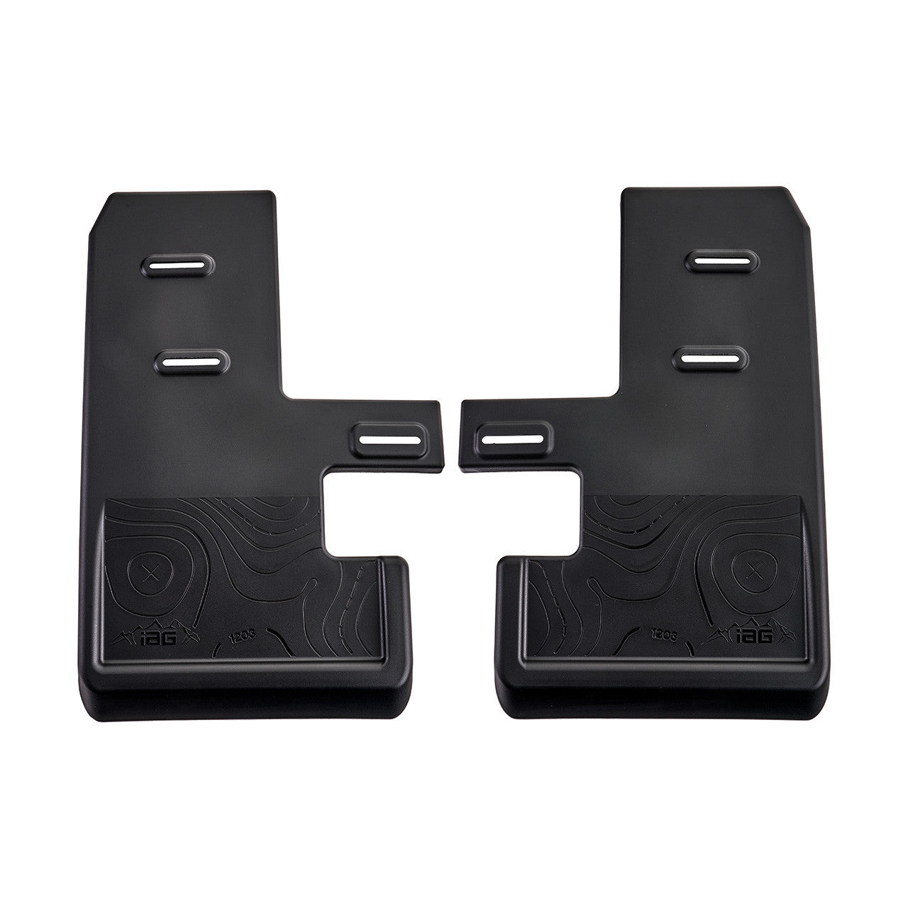 IAG Trail Shield™ Adjustable Mud Flaps Front Set Only For 2021+ Ford Bronco