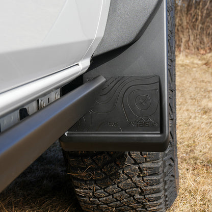 IAG Trail Shield™ Adjustable Mud Flaps Front Set Only For 2021+ Ford Bronco - Installed 2