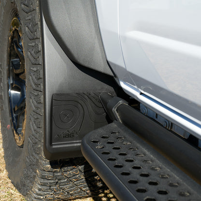 IAG Trail Shield™ Adjustable Mud Flaps Front Set Only For 2021+ Ford Bronco - Installed 4