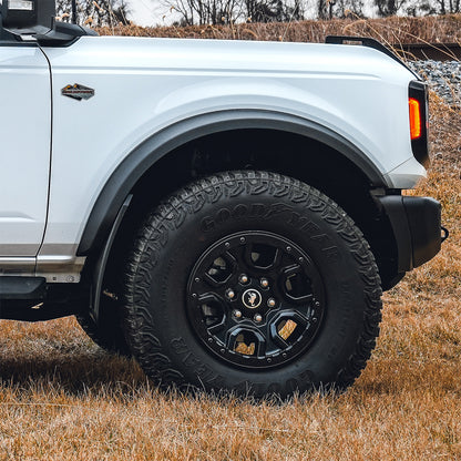 IAG Trail Shield™ Adjustable Mud Flaps Front Set Only For 2021+ Ford Bronco - Installed