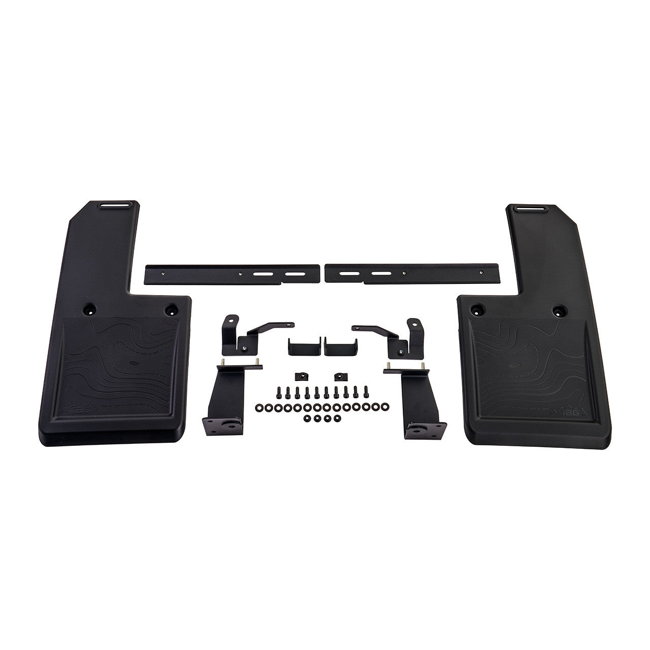 IAG Trail Shield Adjustable Mud Flaps Rear Set Only For 2021+ Ford Bronco - Product Layout