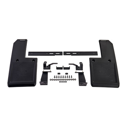 IAG Trail Shield Adjustable Mud Flaps Rear Set Only For 2021+ Ford Bronco - Product Layout