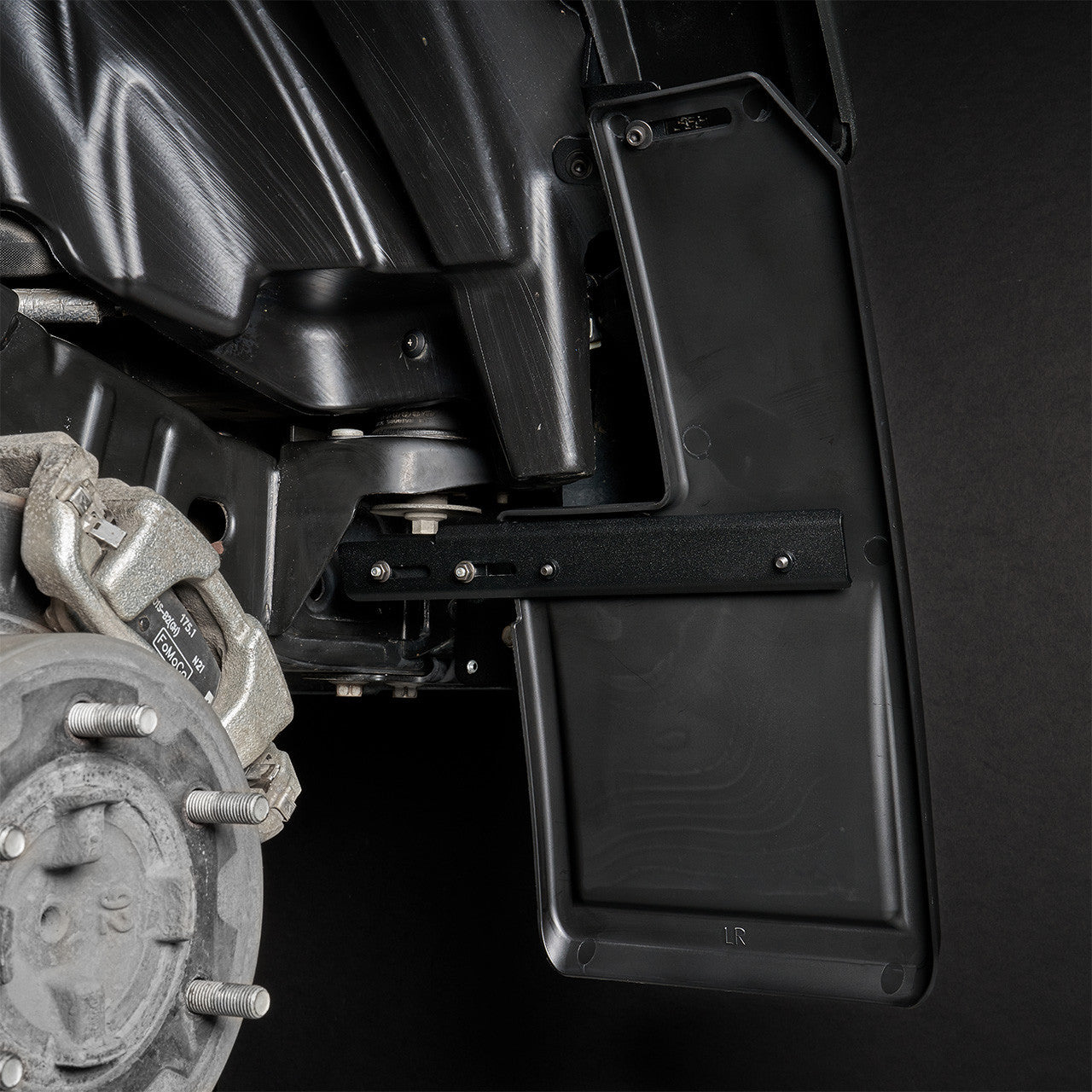 IAG Trail Shield™ Adjustable Mud Flaps Front & Rear Set For 2021+ Ford Bronco - Rear Installed 