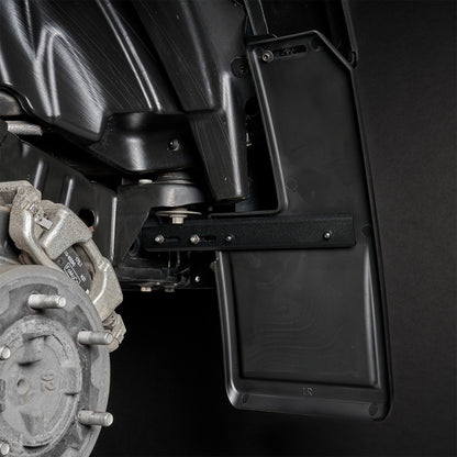 IAG Trail Shield™ Adjustable Mud Flaps Front & Rear Set For 2021+ Ford Bronco - Rear Installed 