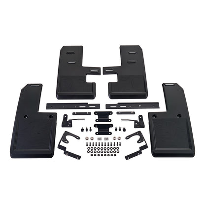 IAG Trail Shield™ Mud Flaps Front & Rear Set For 2021+ Ford Bronco - Layout Image
