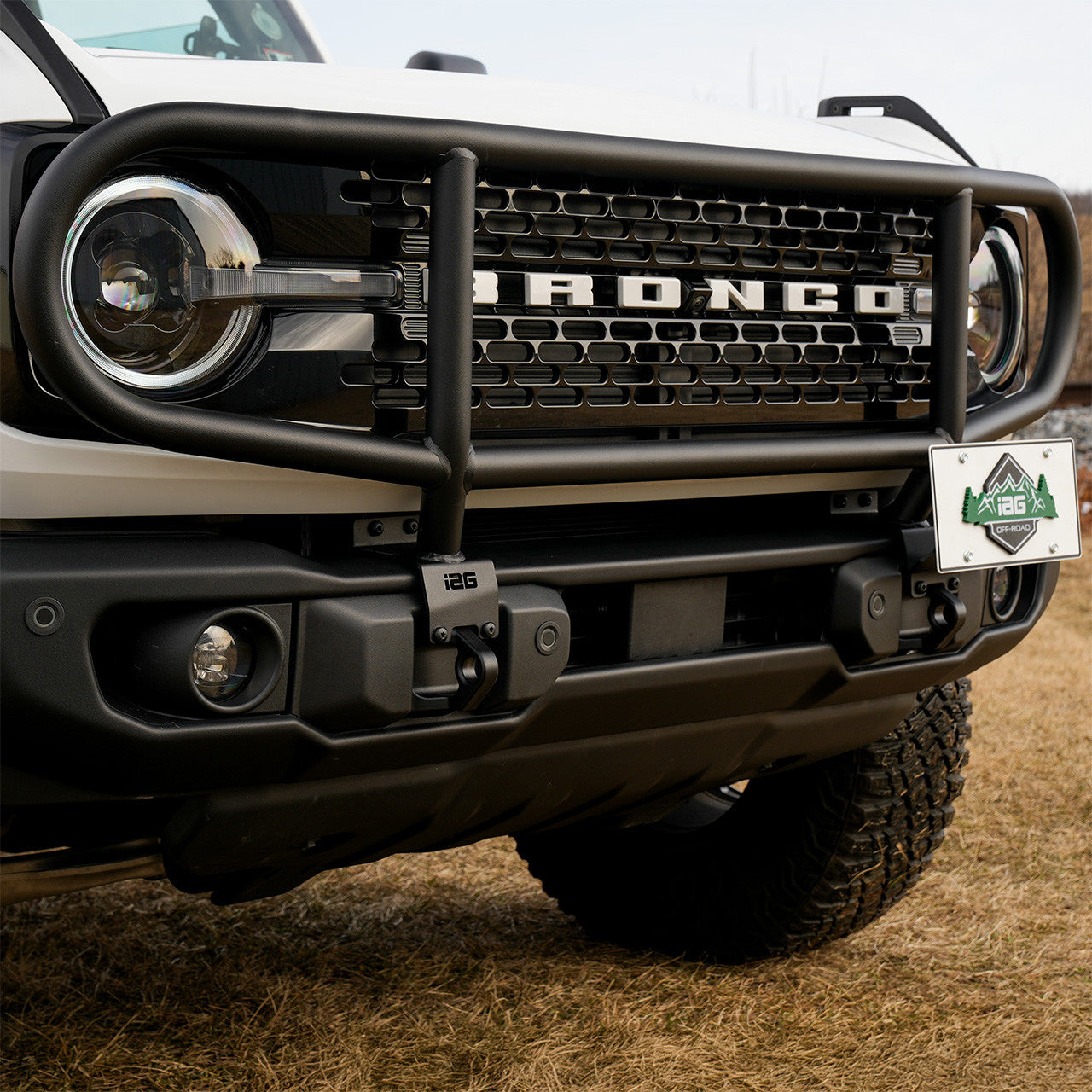IAG Off-Road FMS License Plate Mount - Install Angle 2