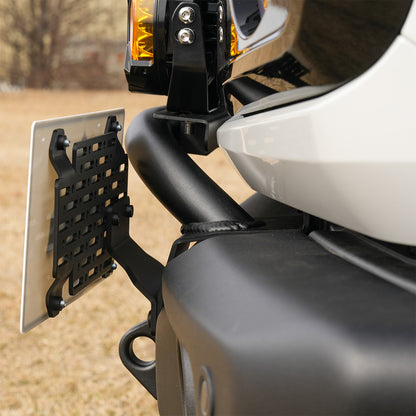 IAG Off-Road FMS License Plate Mount - Install Angle 1