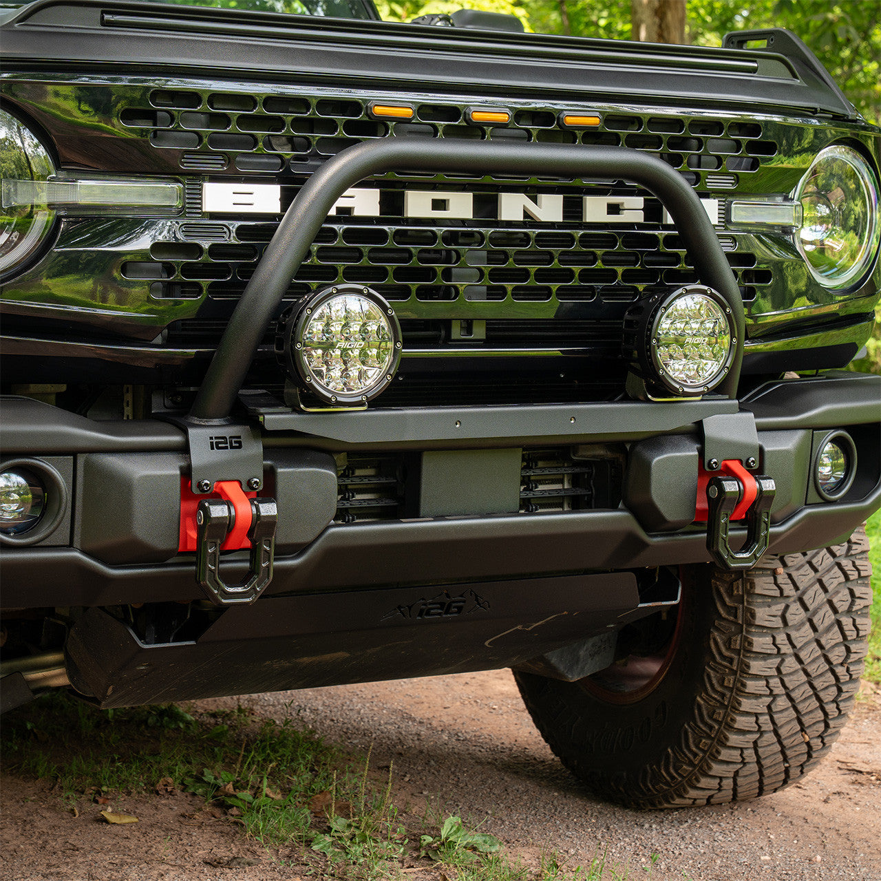 IAG Off-Road FMS Stealth Light Bar Mount for OE Style Bull Bar - Installed 3