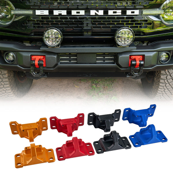 IAG Off-Road FMS Recovery Point Set for 21+ Ford Bronco with Capable/Modular Bumpers