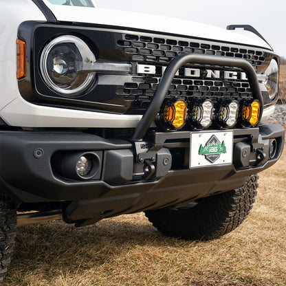 IAG Off-Road FMS Light Bar Mount for OE Style Bull Bar - Installed