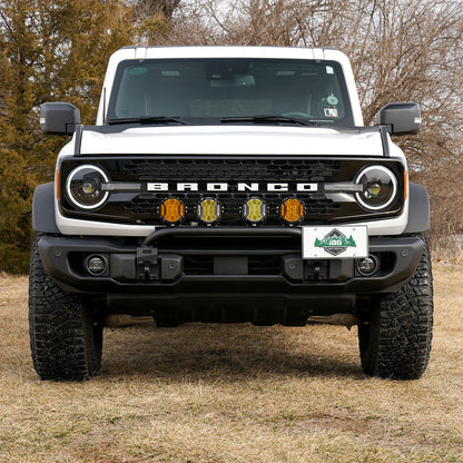 IAG Off-Road FMS Light Bar Mount for Mini Bull Bar - Installed
