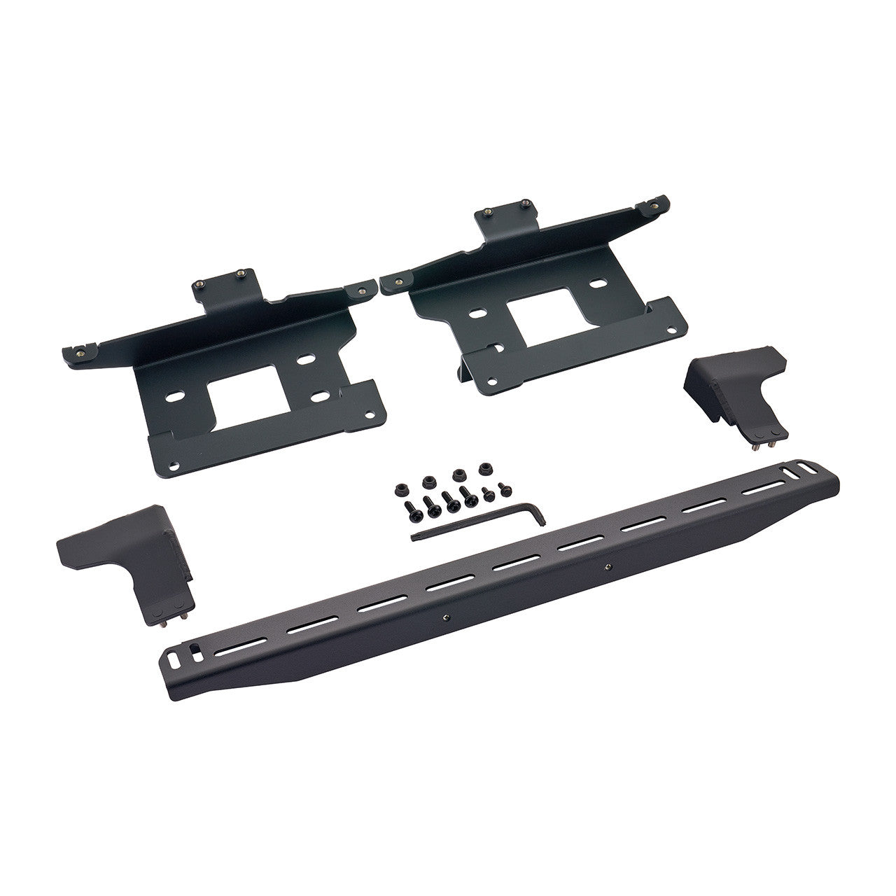 IAG Off-Road FMS Stealth Light Bar Mount Package for 2021+ Ford Bronco with Capable Bumper - Product Layout