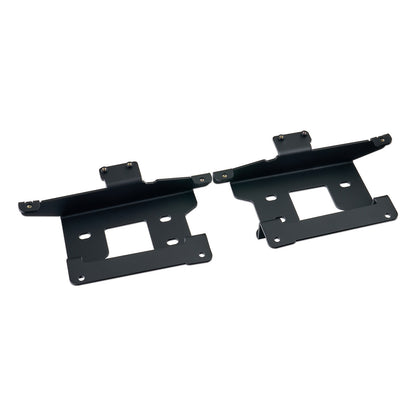 IAG Off-Road FMS Stealth Light Bar Mount Package for 2021+ Ford Bronco with Capable Bumper - Mounting Plate Layout