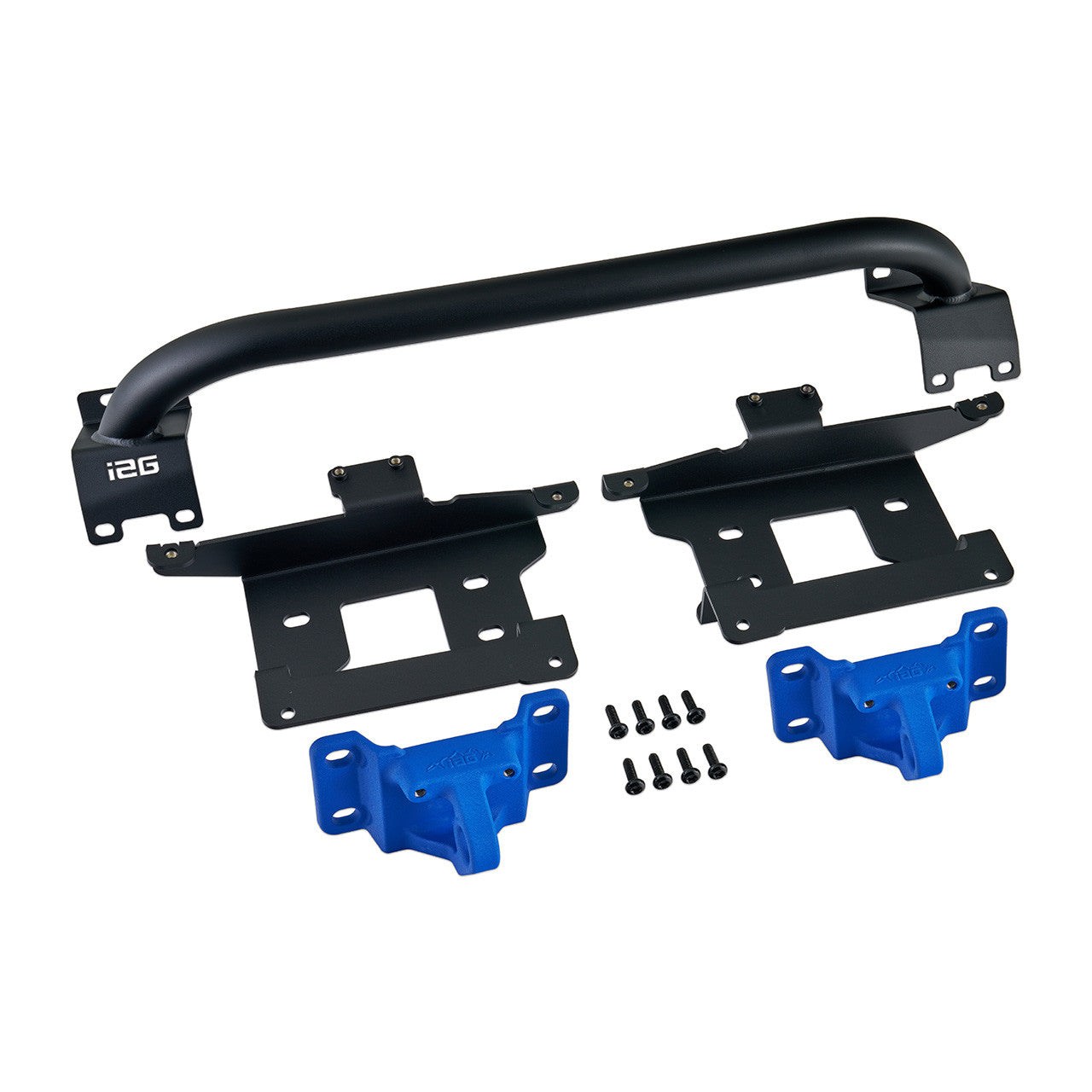 IAG Off-Road FMS Mini Capable Bull Bar with Recovery Points - Blue Finish
