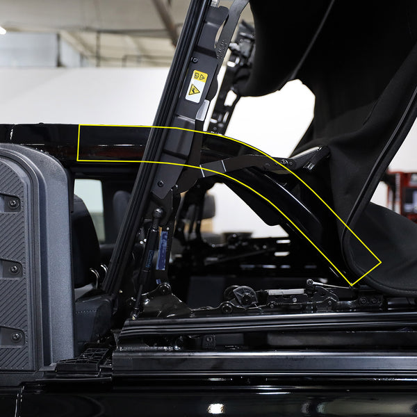 IAG Performance Roll Bar Paint Protection Film Kit for 2021 Ford Bronco (4 Door Soft Top)