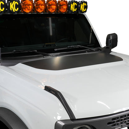 IAG Off-Road Front Hood Graphic - Solid Design Fits 2021+ Ford Bronco - Installed 2