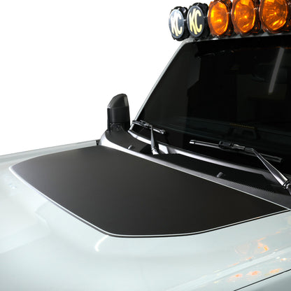 IAG Off-Road Front Hood Graphic - Solid w/ Pin Stripe Design Fits 2021 + Ford Bronco - Installed