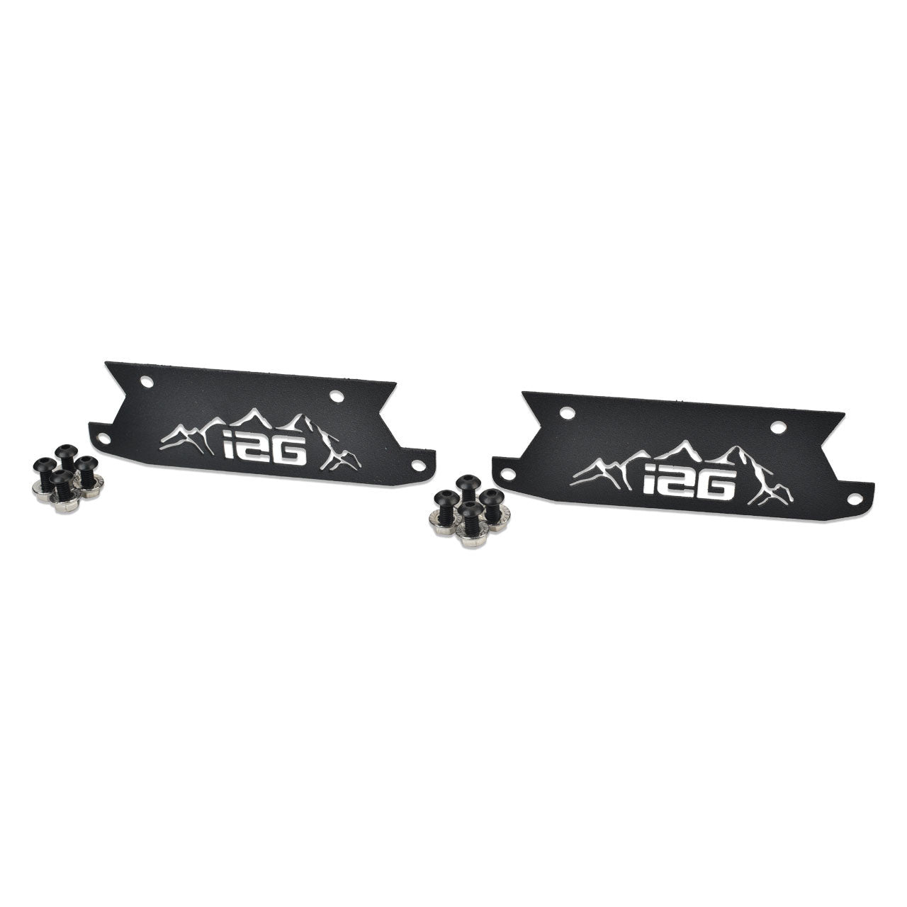 IAG Off-Road Color Logo Plate - Black Finish