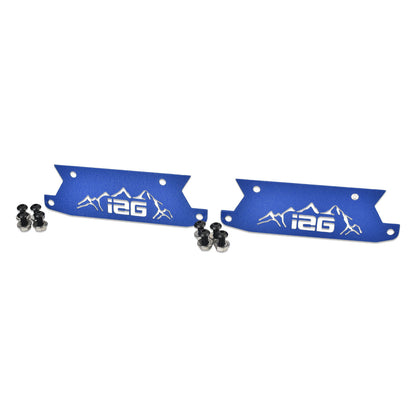 IAG Off-Road Color Logo Plate - Blue Finish