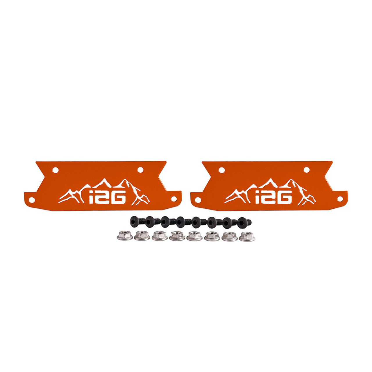 IAG Off-Road™ Color Logo Plate - Mojave Orange Finish