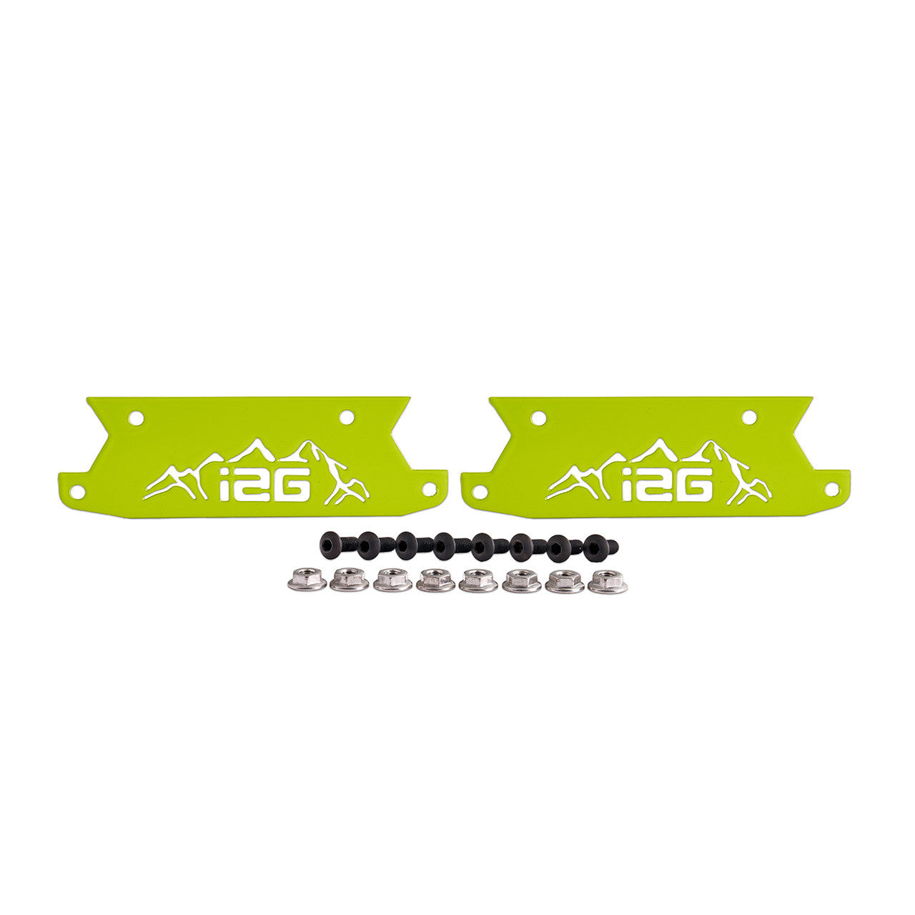 IAG Off-Road™ Color Logo Plate - Neon Yellow Finish