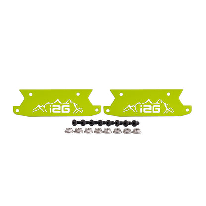 IAG Off-Road™ Color Logo Plate - Neon Yellow Finish