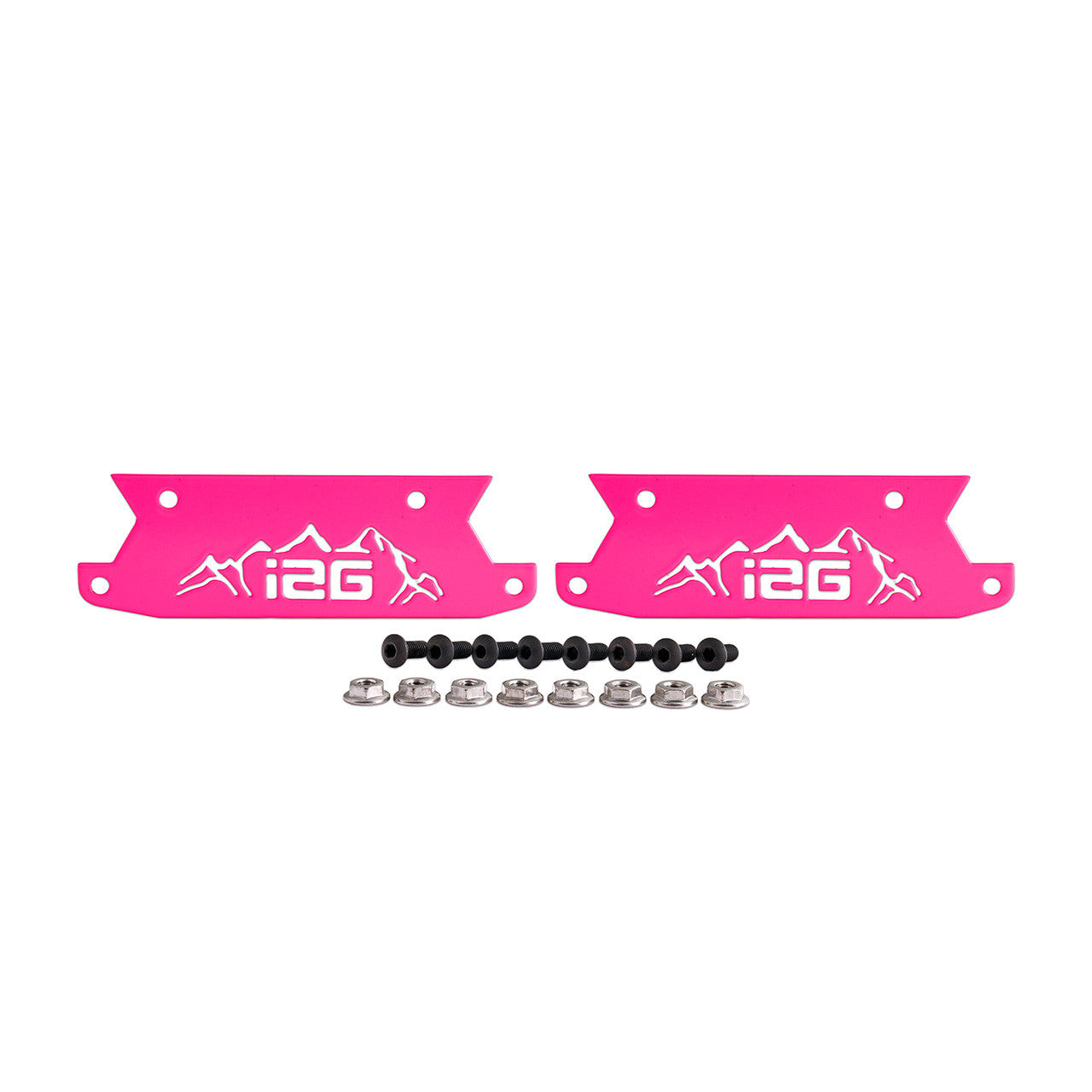 IAG Off-Road™ Color Logo Plate - Pink Finish