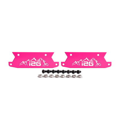 IAG Off-Road™ Color Logo Plate - Pink Finish