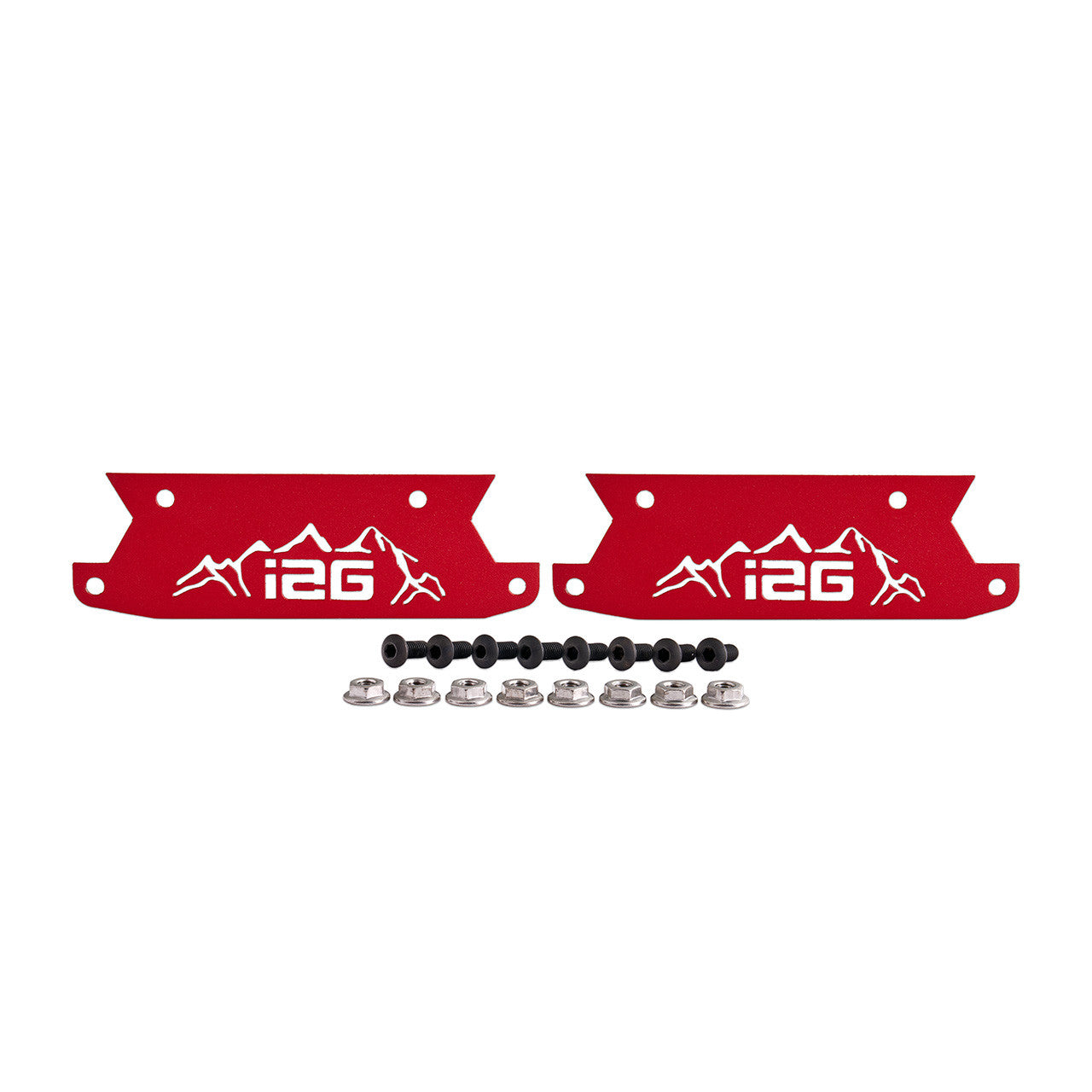 IAG Off-Road Color Logo Plates - Black, Blue, Orange, Red, Area51