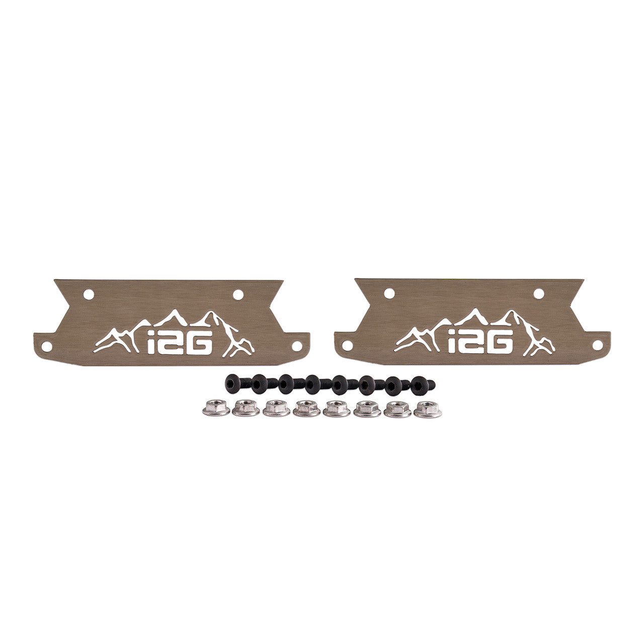 IAG Off-Road Color Logo Plate - Stainless Steel Finish