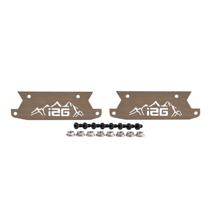 IAG Off-Road Color Logo Plate - Stainless Steel Finish