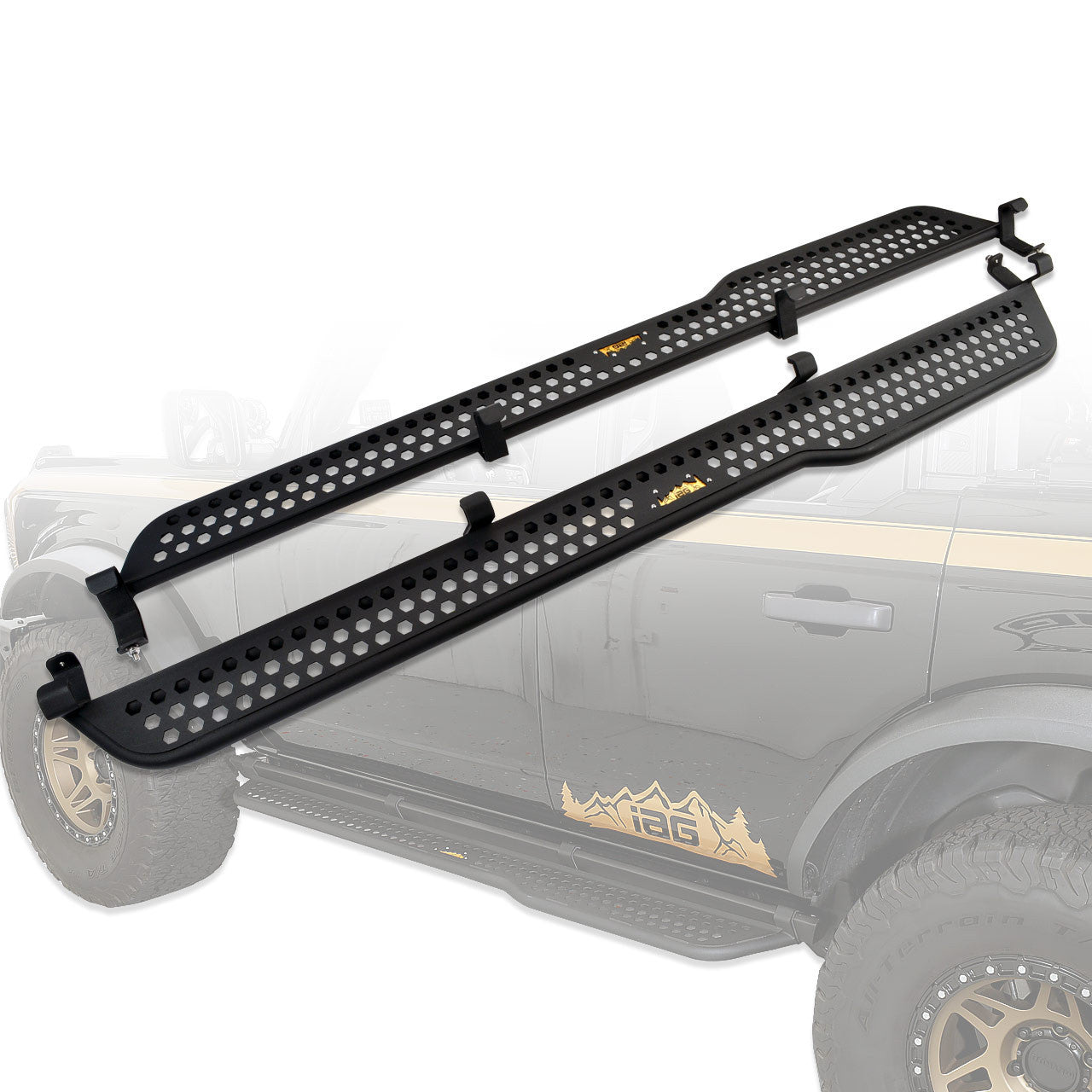 IAG Full Length EZ-Step Add-on for 2021+ Ford Bronco 4-Door