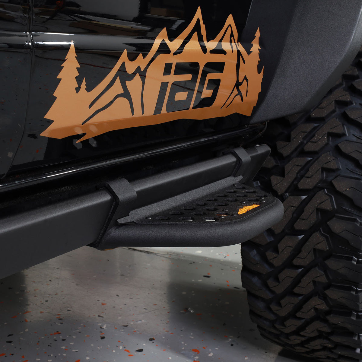 IAG V2 EZ-Step Add-on for 2021+ Ford Bronco - Install Height Image 2