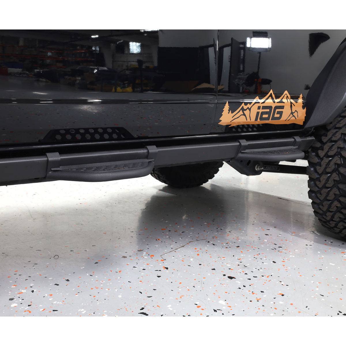 IAG V2 EZ-Step Add-on for 2021+ Ford Bronco - Install Height