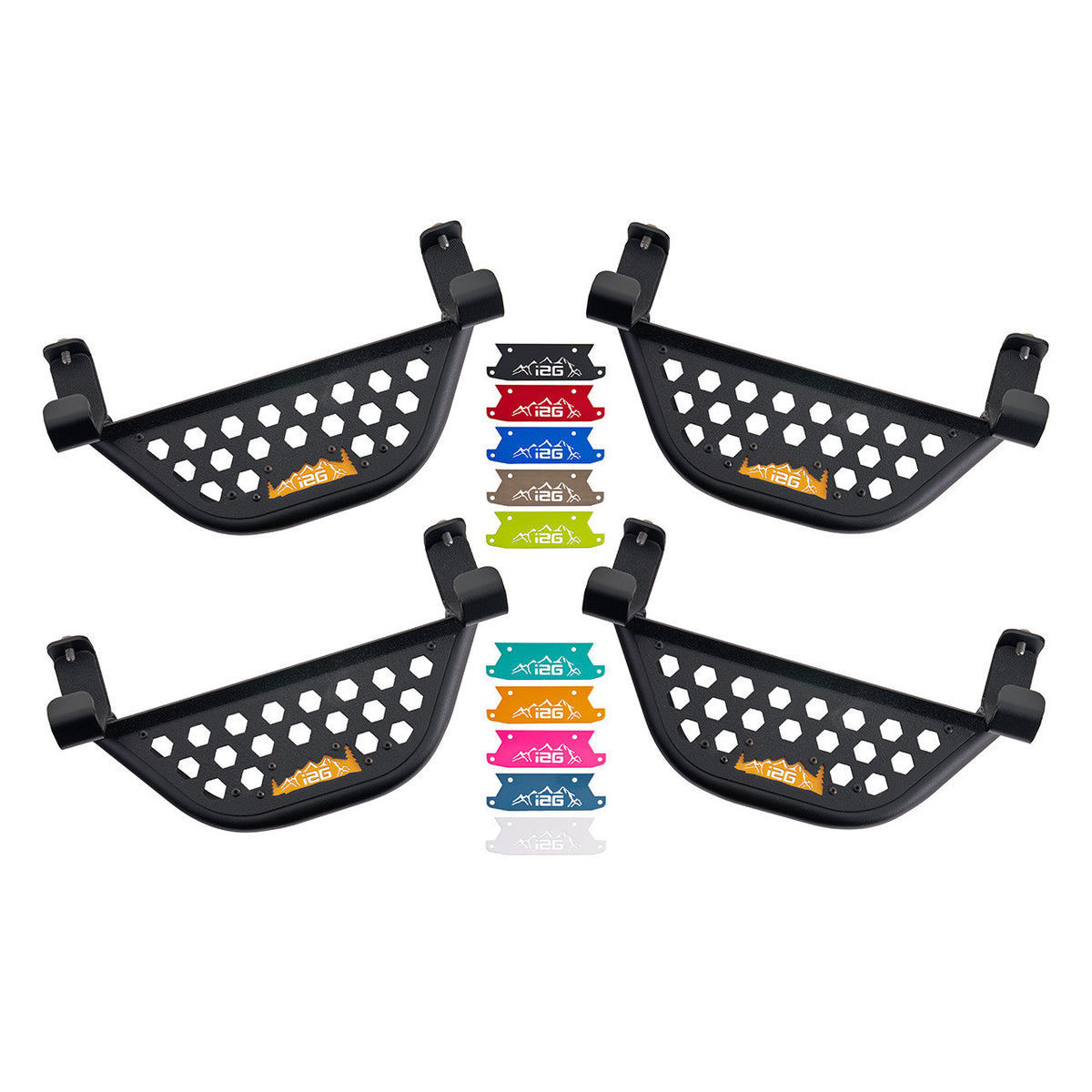 IAG V2 EZ-Step Add-on for 2021+ Ford Bronco - 4 Door Parts Layout