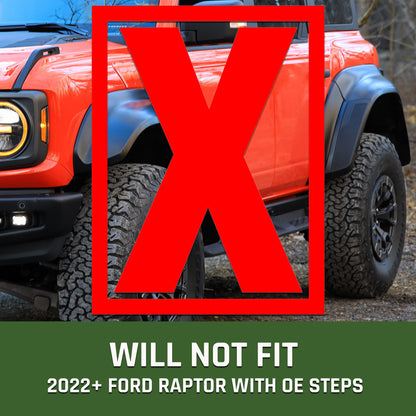 IAG V2 EZ-Step Add-on DOES NOT FIT 2022+ Ford Bronco Raptor