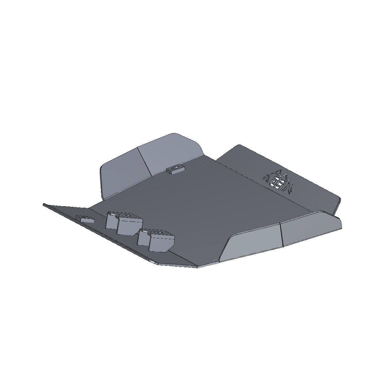 IAG Rock Shield™ Front Skid Plate for 2021+ Ford Bronco - CAD Design 1
