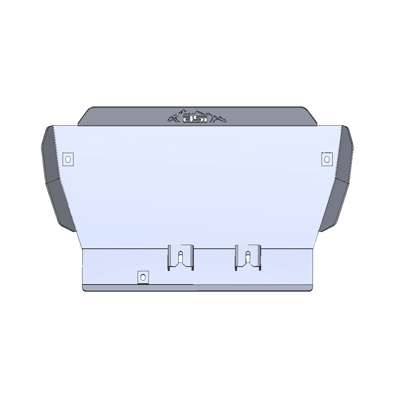 IAG Rock Shield™ Front Skid Plate for 2021+ Ford Bronco - CAD Design 3