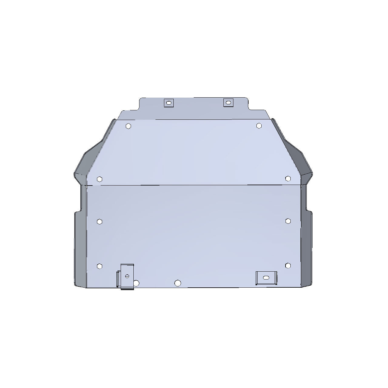 IAG Rock Shield™ Transmission Skid Plate for 2021+ Ford Bronco - CAD Design 2