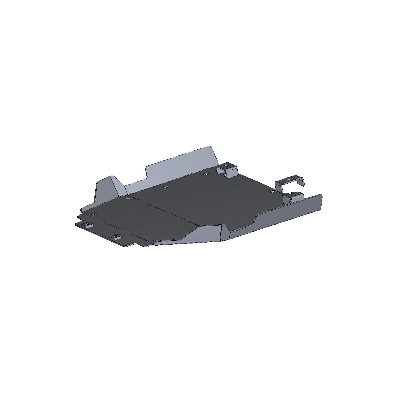IAG Rock Shield™ Transmission Skid Plate for 2021+ Ford Bronco - CAD Design 1
